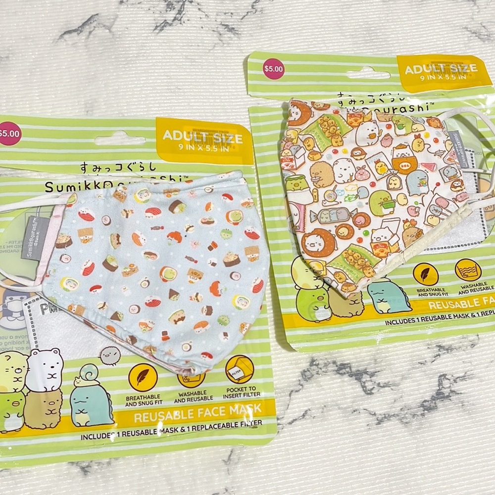 Sumikko Gurashi 2 Adult Size Face Mask